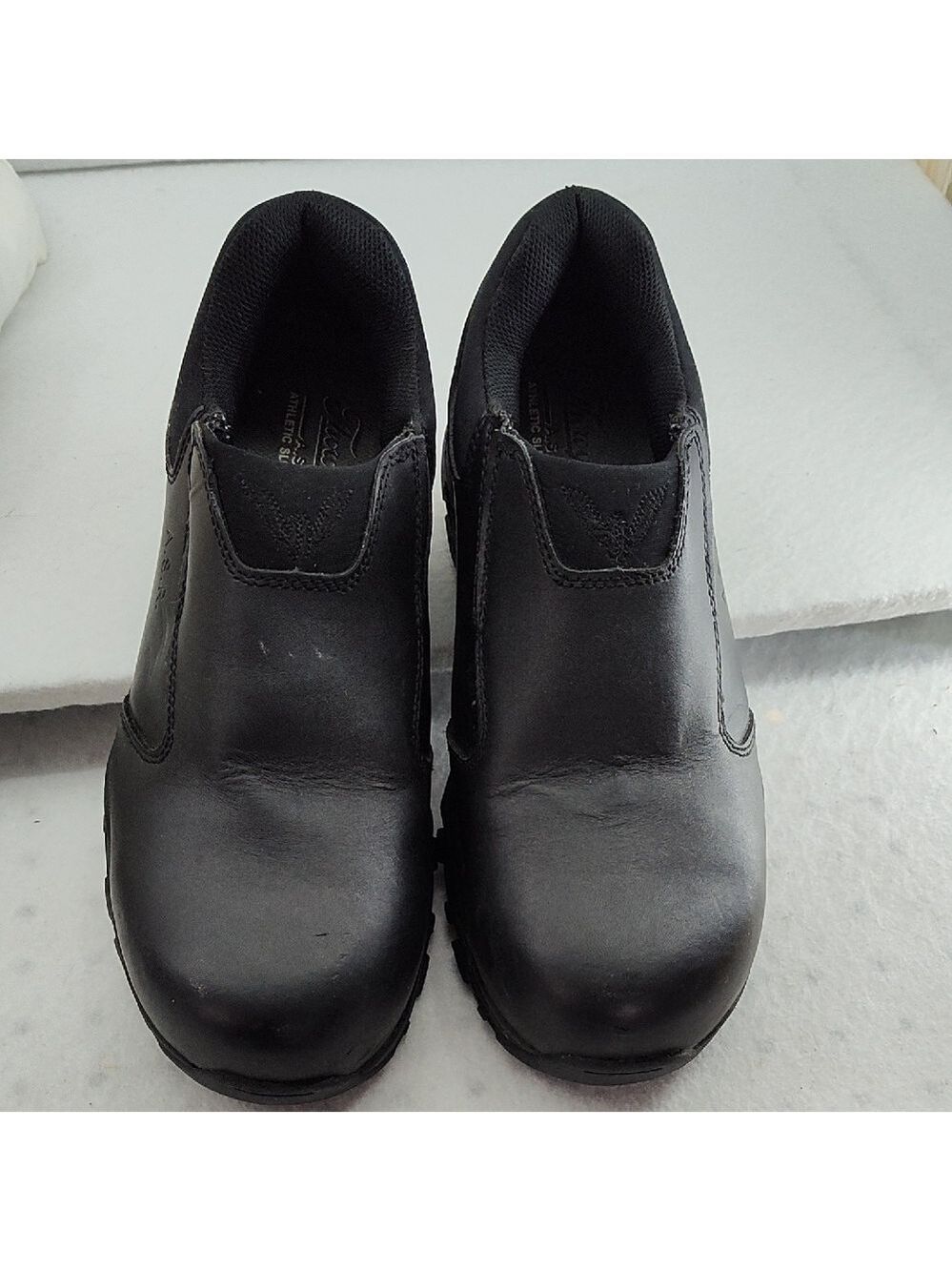 Thorogood Athletic Slip Resisting Black Slip-On Shoes T